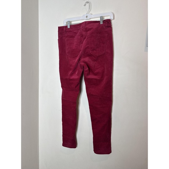 White House Black Market Pants Womens 4 Red Corduroy Skinny Jegging Stretch - Picture 8 of 10
